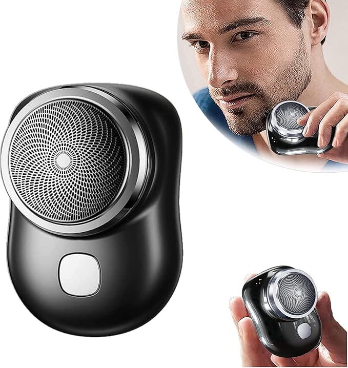 Mini Electric Shaver for Men | Pocket-Sized / Travel-Friendly Face & Body Shaver
