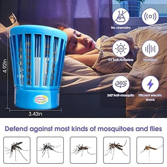 Electric Mosquito & Insect Killer Machine – UV Bug Zapper, Chemical-Free, 360° Coverage