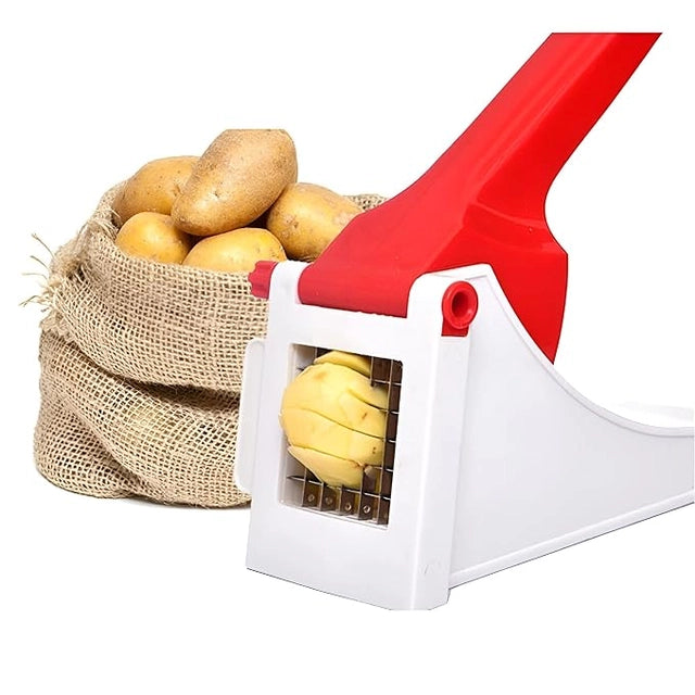Heavy Duty Vegetable Manual Chopper & Chipper – No Electricity Needed
