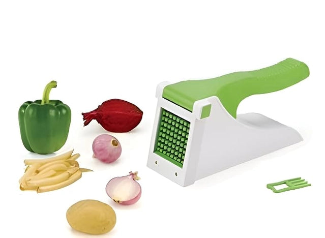 Heavy Duty Vegetable Manual Chopper & Chipper – No Electricity Needed