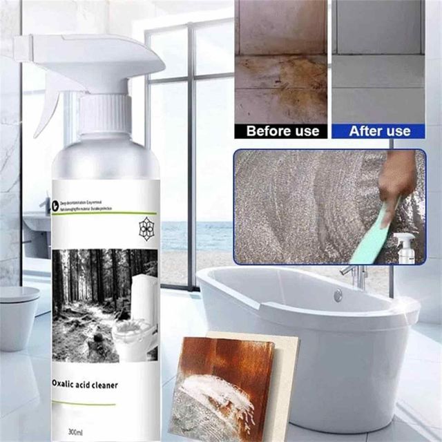 Multi-Purpose Oxalic Acid Stain Removal Spray – Pack of 2 | Powerful Cleaner for Home & Kitchen
