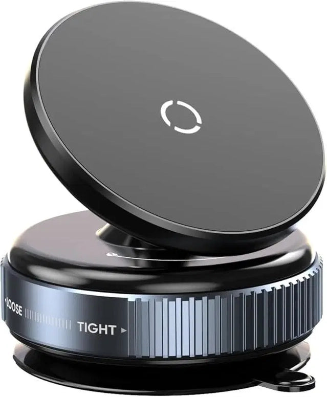 Magnetic Suction Phone Holder – 360° Rotation Car & Desk Mount
